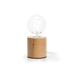 Velleman V-STAND-CYL-OAK lampe de table E27 2 W LED Bois