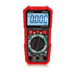Velleman - multimètre numérique universel antichoc à valeur efficace vraie - cat iii - 600 v - 8 fonctions DVM020