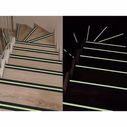 Perel PT-ASGLOW5X5G adhésif réfléchissant Noir, Vert