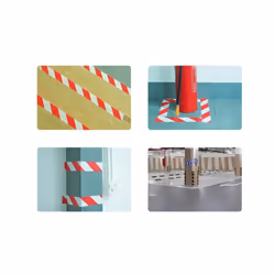 Perel PT-MA5X33RW adhésif réfléchissant PVC Rouge, Blanc