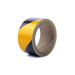 Perel PT-RF5X10BY adhésif réfléchissant Polyéthylène téréphthalate (PET) Noir, Jaune