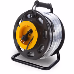 HQ-Power Guirlande lumineuse LED flexible sur enrouleur, éclairage de sécurité pour professionnels, 6500 °K 2850 lm, pour cha ...