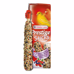 Versele-Laga Sticks Canaris Fruits des Bois, 60 g, graines, céréales, miel, sucres, fruits (1,8%; baie de sureau, canneberge, ...