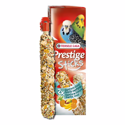 Versele-Laga Sticks Perruches Fruits Exotiques, 60 g, céréales, graines, produits de la boulangerie, miel, sucres, fruits (2, ...