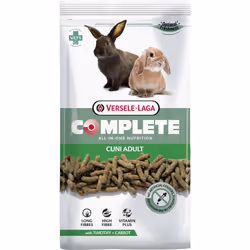 Versele-Laga Cuni Adult Complete, Granulés, 500 g, Lapin, Vitamine A, Vitamine C, Vitamine D3, Vitamine E, Cuivre, Sulfate de ...