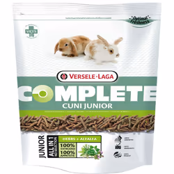 ExtrudE? Tout dans un riche en protEines pour les lapins (nains) de 6 ˆ 8 mois. Versle-Laga Complete Cuni Junior est la nutri ...
