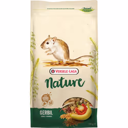 Versele-Laga Gerbil Nature, Graines, 700 g, Gerbille, Vitamine A, Vitamine D3, Vitamine E, Cuivre, Iode, Fer, Manganese, Sélé ...