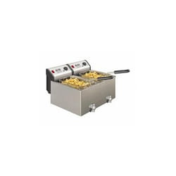 Fritel Turbo SF Profi-Line 4920 Double 16 L 6600 W Acier inoxydable