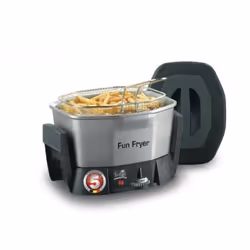 Fritel FF 1200, Friteuse, 1,5 L, 190 °C, 6 personne(s), Unique, Anthracite, Métallique