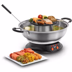 Fritel FG 2970, 6 personne(s), 2 L, Noir, Gris, Rond, Boutons, Acier inoxydable