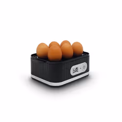 Fritel EC 1475 6 œufs 400 W Noir, Argent