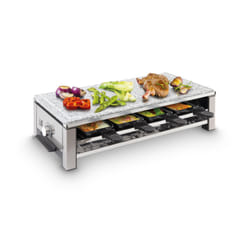 Fritel 142860 raclette 8 personne(s) 1500 W Noir, Acier inoxydable