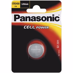 Goobay CR2450 P 1-BL Panasonic, Batterie à usage unique, CR2450, Lithium, 3 V, 1 pièce(s), 620 mAh
