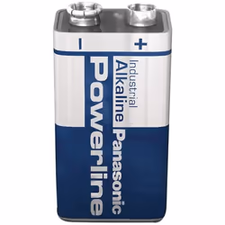 Panasonic 6LR61AD/B, Batterie à usage unique, 9V, Alcaline, 9 V, Cd (cadmium), Hg (mercure), Pb (plomb), Bleu, Argent