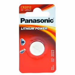 Pile bouton lithium blister CR2012 PANASONIC 3V…