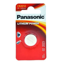Pile bouton lithium blister CR2012 PANASONIC 3V…