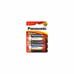 Panasonic 1x2 LR20PPG, Batterie à usage unique, Alcaline, 1,5 V, 2 pièce(s), Bleu, Or, Rouge, 33,6 mm