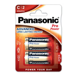 Panasonic - 2 Piles LR14 c Pro Power