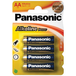 Goobay LR6 4-BL Panasonic Alkaline Power Batterie à usage unique AA Alcaline