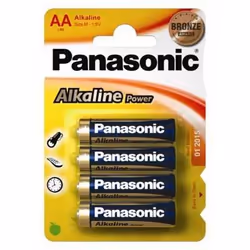 Panasonic 1x4 LR6APB, Batterie à usage unique, Alcaline, 1,5 V, Bleu, Or, 14,5 mm, 14,5 mm