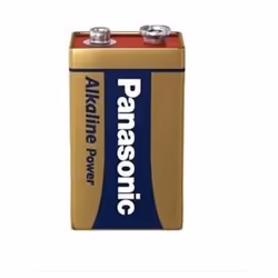 Panasonic 6LR61APB, Batterie à usage unique, 6LR61, Alcaline, 9 V, 1 pièce(s), Noir, Or