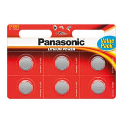 Tecxus CR2025 P 6-BL Panasonic Batterie à usage unique Lithium