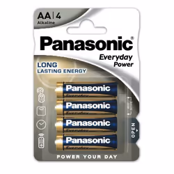 Panasonic LR6EPS/4BP, Batterie à usage unique, AA, Alcaline, 4 pièce(s), Multicolore, Blister
