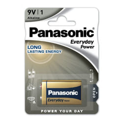 Panasonic - Pile 9V 6LR61 Everyday Power