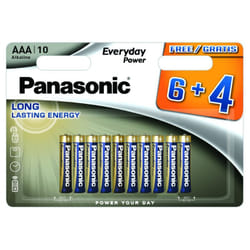 Panasonic - Piles LR03 aaa Everyday Power 6+4 gratuites