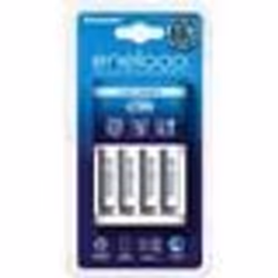 Chargeur de piles rondes NiMH avec accus Panasonic BQ-CC51 + 4x eneloop AAA