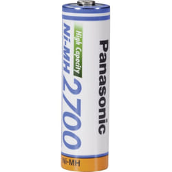Panasonic - Pile rechargeable LR6 (aa) NiMH HR-3U 2700 mAh 1.2 v 1 pc(s)