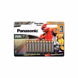7 piles + 3 gratuits AAA EveryDay Power LR03 Stockage : jusqu'10-12 ans Les piles alcalines Panasonic Everyday Power sont con ...
