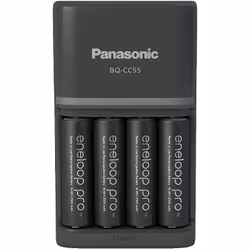 enquête 4 accus eneloop pro 2450 mAh inclusSurveillance de chaque compartimentPour 1 à 4 accu(s) R6 ou R03 description Le cha ...