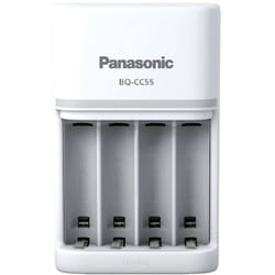 Chargeur de bloc de batterie NiMH non Panasonic Smart & Quick BQ-CC55