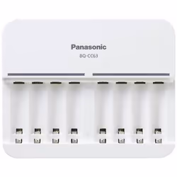 Panasonic BQ-CC63E Chargeur de piles rondes NiMH LR03 (AAA) LR6 (AA)