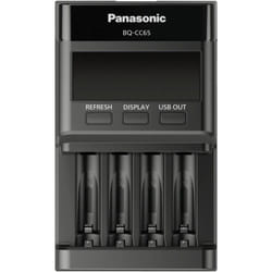Panasonic - BQ-CC65E Chargeur de piles rondes NiMH LR03 (aaa), LR6 (aa)