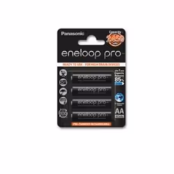 Panasonic BK-3HCCE/4BE, Batterie rechargeable, AA, Hybrides nickel-métal (NiMH), 1,2 V, 4 pièce(s), 2450 mAh
