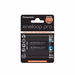 Panasonic 930mAh, 1.2V, Batterie rechargeable, AAA, 1,2 V, 2 pièce(s), 930 mAh, Noir