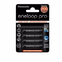 Panasonic BK-4HCCE/4BE, Batterie rechargeable, AAA, Hybrides nickel-métal (NiMH), 1,2 V, 4 pièce(s), 900 mAh
