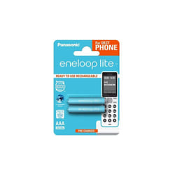 Panasonic - aaa 550 mAh 2 pièces eneloop Lite BK-4LCCE/2DE