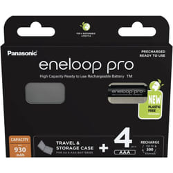 Panasonic - eneloop eneloop pro HR03 +Box Pile rechargeable LR3 (aaa) NiMH 930 mAh 1.2 v 4 pc(s)