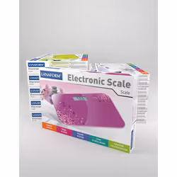 LANAFORM LA090303 Rectangle Rose Pèse-personne électronique