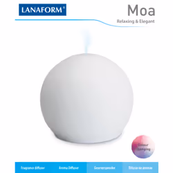 LANAFORM Moa diffuseur aromatique Réservoir Verre Blanc
