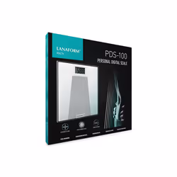 LANAFORM PDS-100 Carré Blanc Pèse-personne électronique