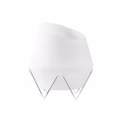 LANAFORM LA120319 diffuseur aromatique Réservoir Verre, Métal Blanc