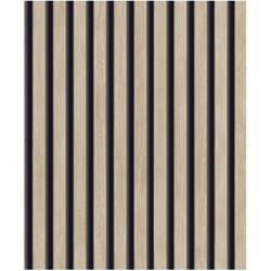 Grandeco - A63601 - Papier Peint Vinyle Grainé Sur Intissé Bois Hermès Chêne Clair