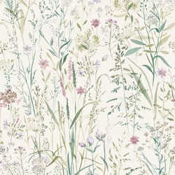 Papier peint vinyle texturé à fleurs gratuit Rose Grandeco A74502
