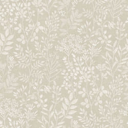 Papier Peint Intissé 205002 Papier Peint Fleurs / Floral 053 x 1005 m Grandeco Karuna Crème