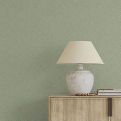 Papier peint en jute à tissage diagonal vert sauge Grandeco A76801