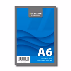 Aurora Production Bloc de Cours A6 105x148mm 100f Ligné 7mm, 100 feuilles